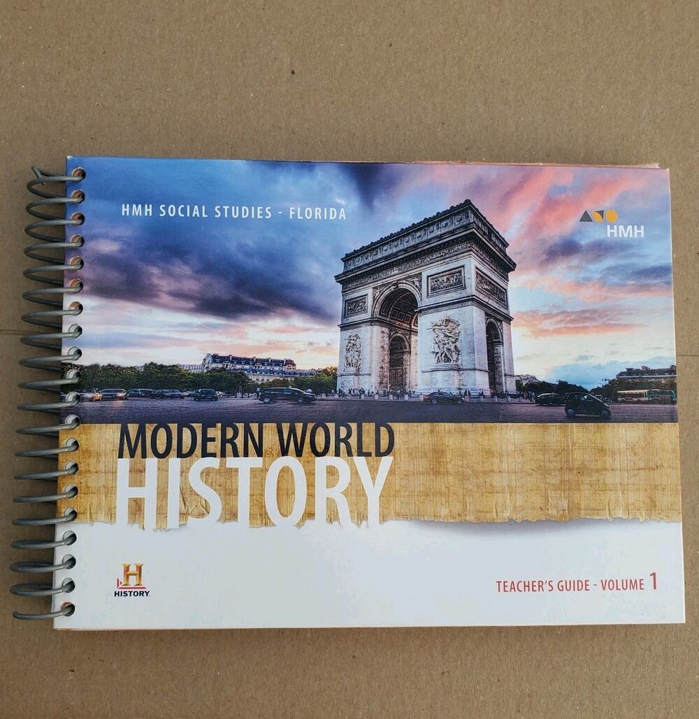 HMH Modern World History Teachers Guide Vol 1 Florida 2018 Social Studies Spiral